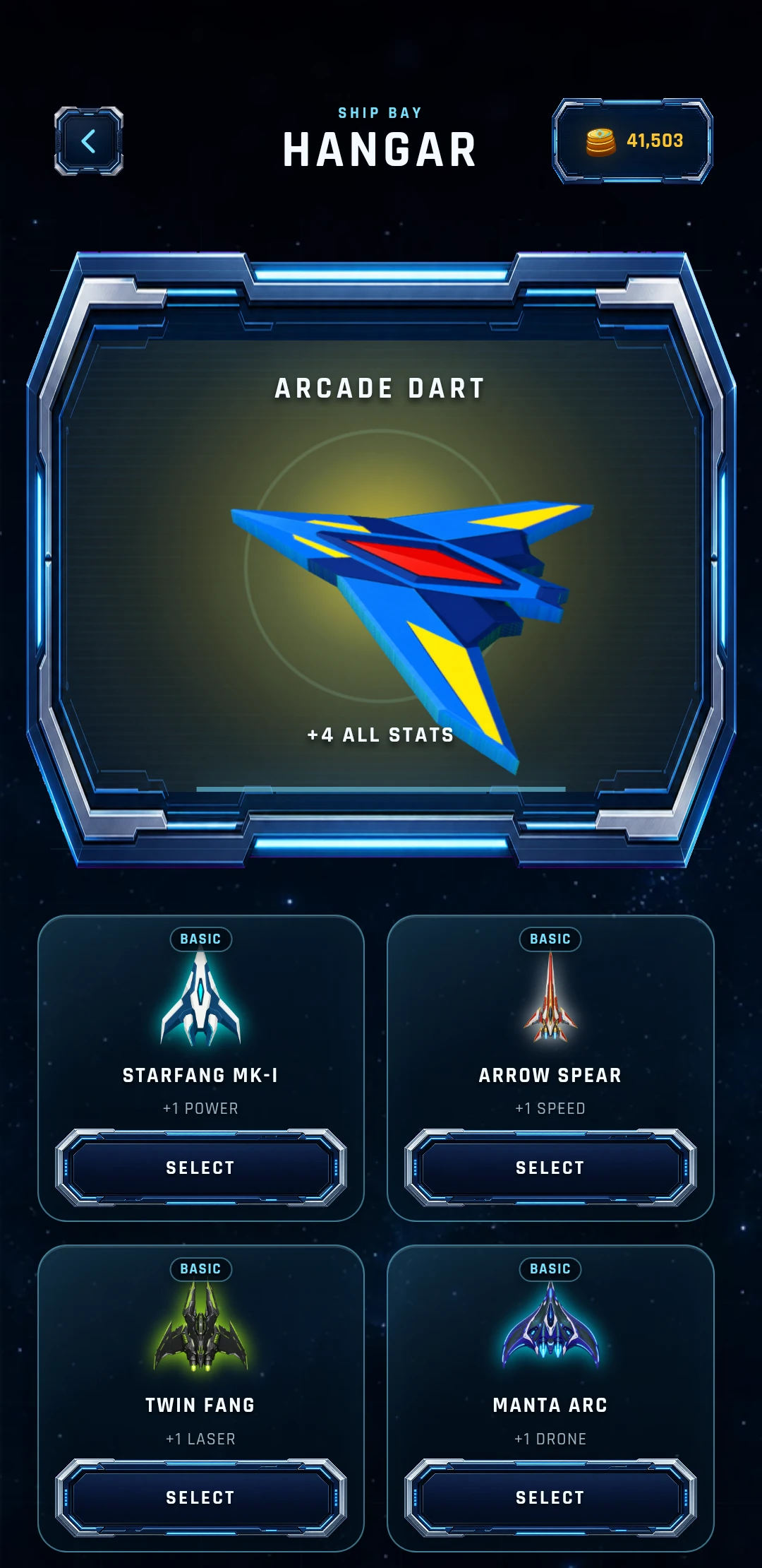 Starfang Hangar
